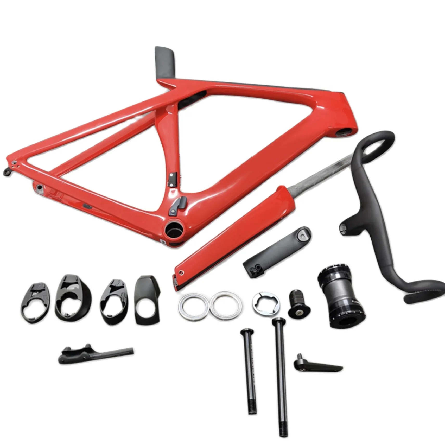 New SLR Carbon Road Bike Frame T1100 Disc Frame T47 Bottom Bracket With Handlebar Stem Custom Painting DPD Shipping