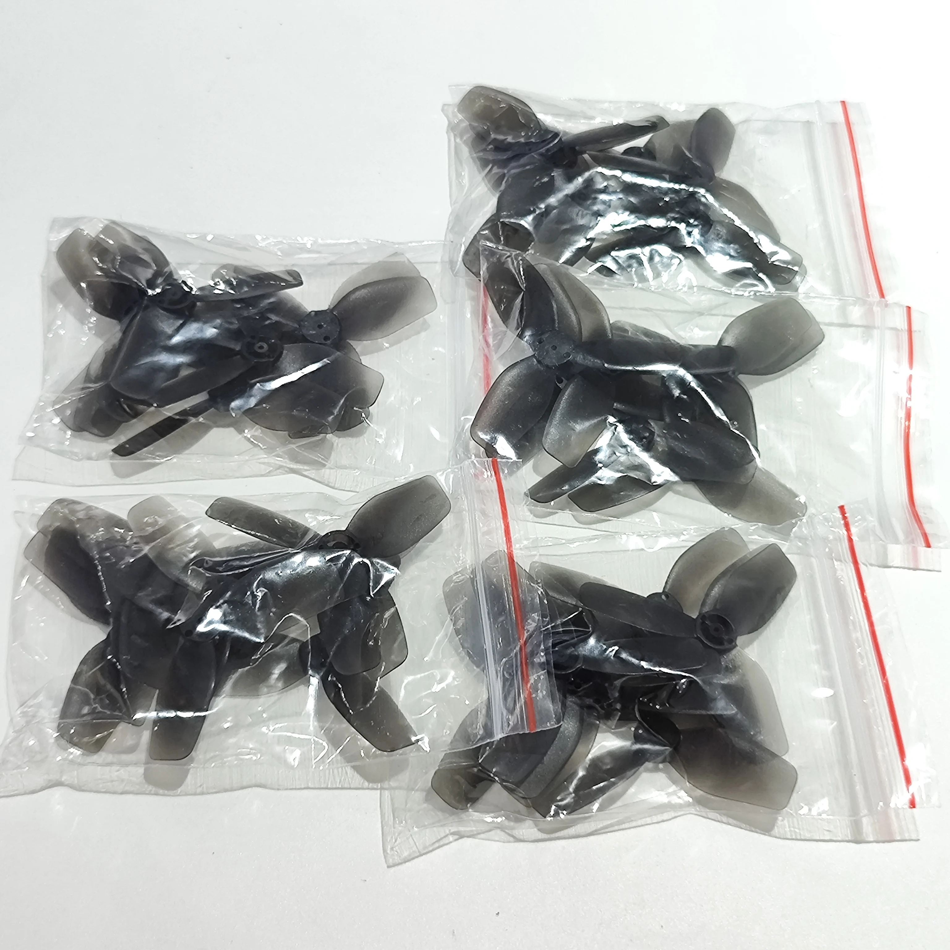 40PCS(10 Sets) A21 PRO RC Quadcopter A21 Brushless Motor Drone Original Maple Leaf Wings Fan Accessories Blade Propellers Parts