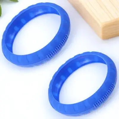 2Pcs Premium Silicone Dumbbell Covers Fall-Resistant Non-Skid Dumbbell Protective Cover for Home Gym Long-Lasting Tough Texture - view 6