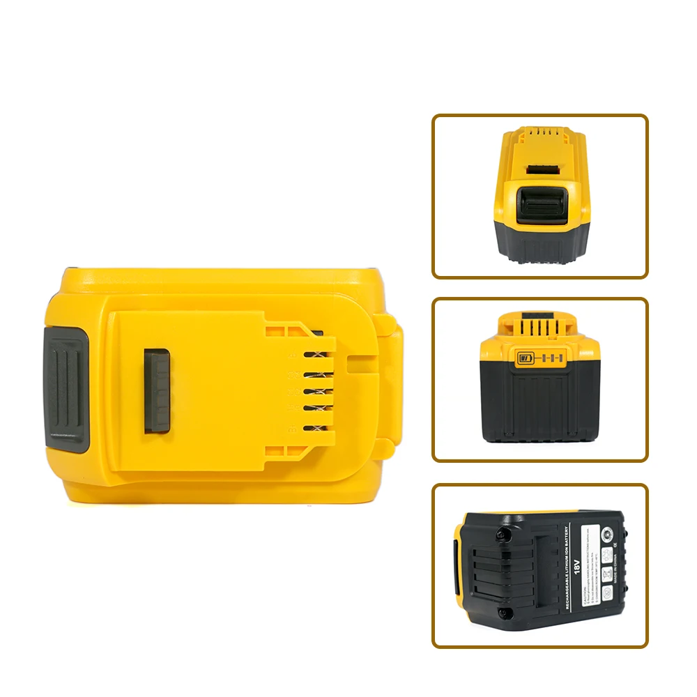 

High-power For DEWALT 20V 6000mAh 6.0Ah DCB202 Li-ion Battery，15X For DCB206 DCB205 DCB204 Power Tool Replacement Battery