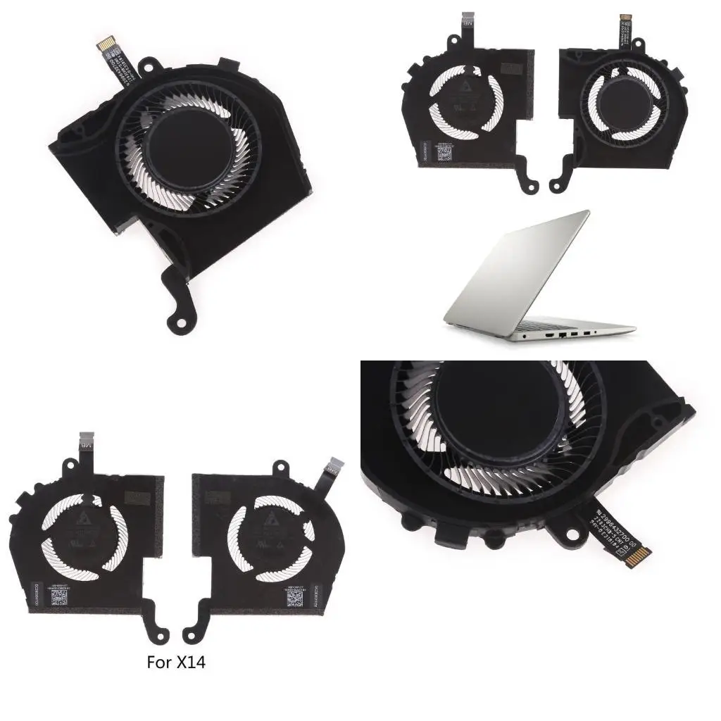 

R53C ноутбук охлаждающий вентилятор для X14 0198CH 05PF30 0H05CJ 5V 0,5A 4PIN