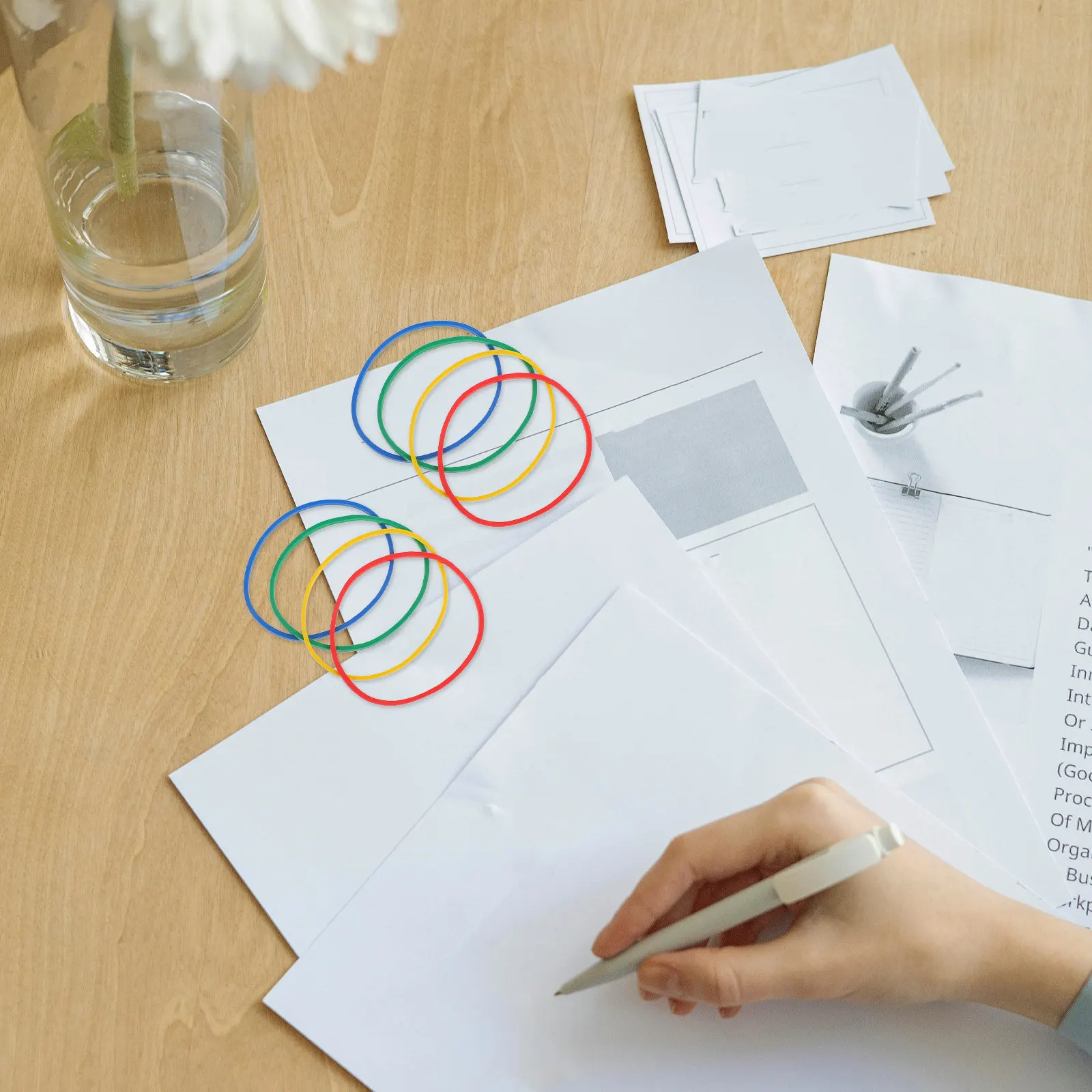 

Набор высокоэластичных резинок для офиса, дома, кухни, многофункциональные, для связывания, фиксации и организации, разноцветные, эластичные, оптом