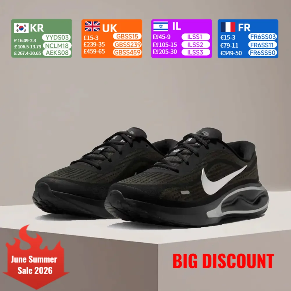 Кроссовки Nike Journey Run: комфортная амортизация, нескользящая и долговечная подошва. Идеально подходят для ежедневных