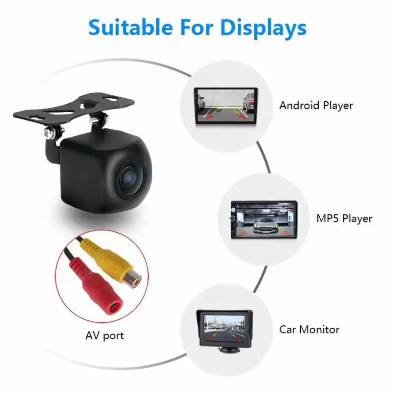 CareDrive CC980-AHD20 Super Groothoek Nachtzicht Reverse Auto Achteruitrijcamera Backup Universele Achter Parkeercamera voor Voertuig