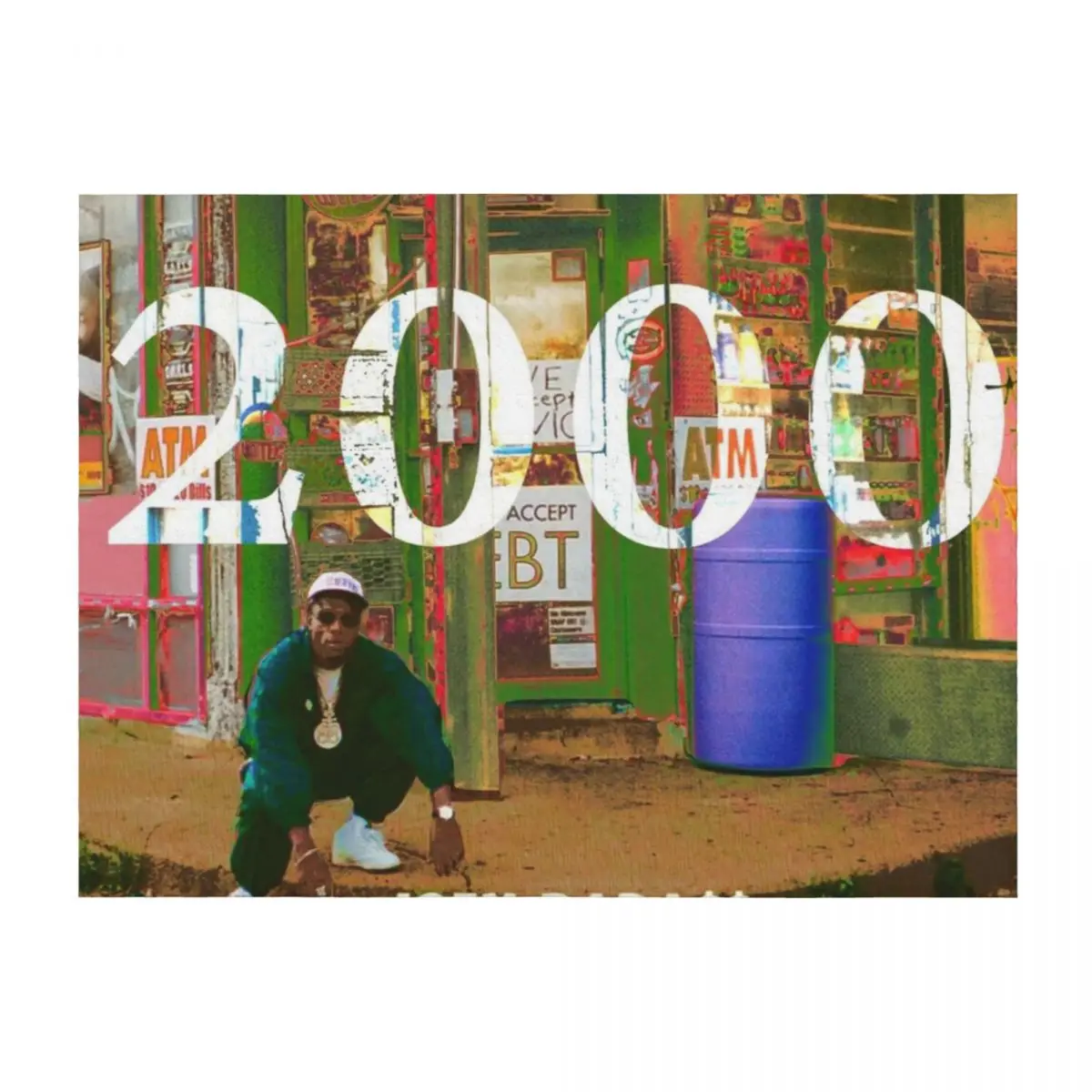 

Cool Singer Rappers Throw Blanket Custom Retros Moving Soft Big Blankets