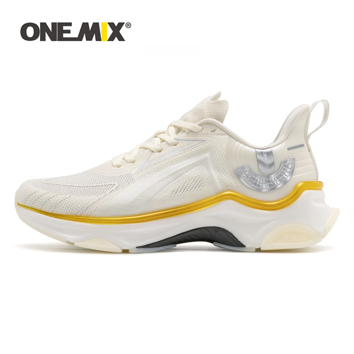 ONEMIX wysokie odbicie trampki wygodne treningowe męskie odporne na odzież oddychająca sportowe buty do biegania