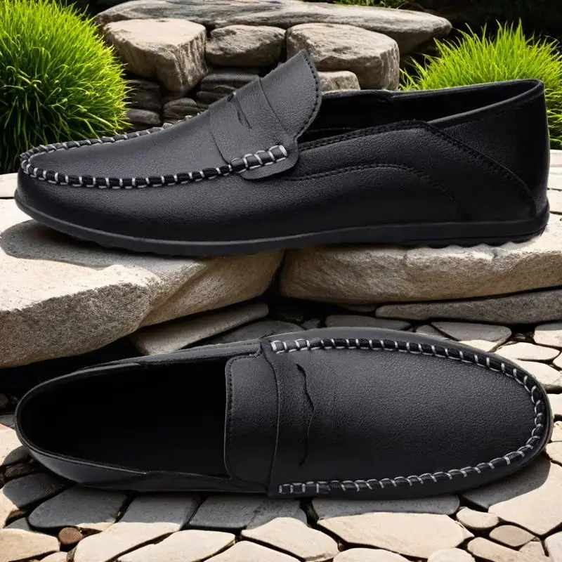 Lazy pedal Doudou shoes, daily business shoes, fashion classics, high-quality casual business loafers