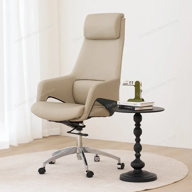 

Comfy Leather Office Chair Ergonomic Modern Breathability Lift Gaming Chair Elastic Durable Bureau Meuble Furniture Decoration
