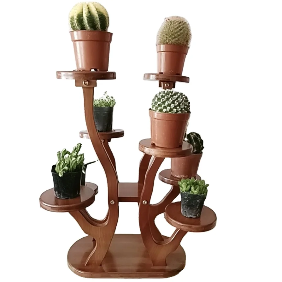 Flower Pot Plastic Stand Support for Indoor Plants Vase Trays Wooden Display  Lower Holder Shoes Bath Storage Plant Rack