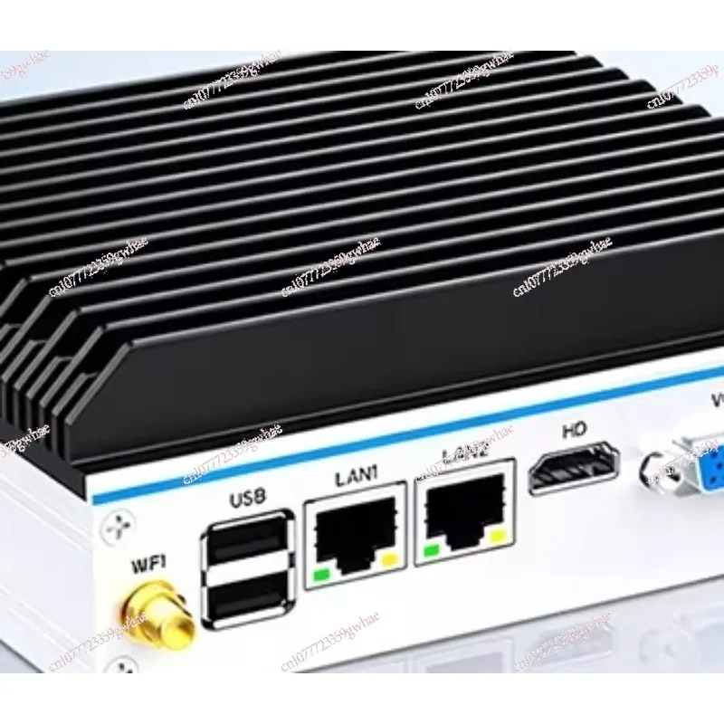 Embedded Fanless Industrial Computer N100 J6412 12th Gen i3 i5 i7 Dual LAN RS485 Mini PC for Machine Vision