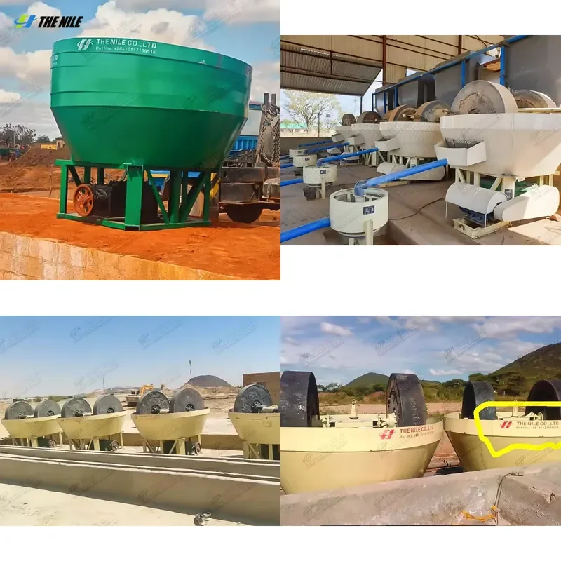 2026 CE Multi-Functional Gold Ore Wet Edge Pan Mill 1400A Gold Wet Pan Mill Machine Wet Pan Mill