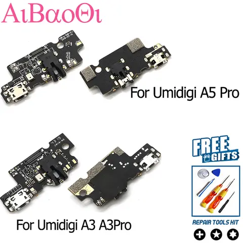 AiBaoQi-placa Base de puerto de carga, accesorio Original para Umidigi A3, A3 Pro, A5 Pro