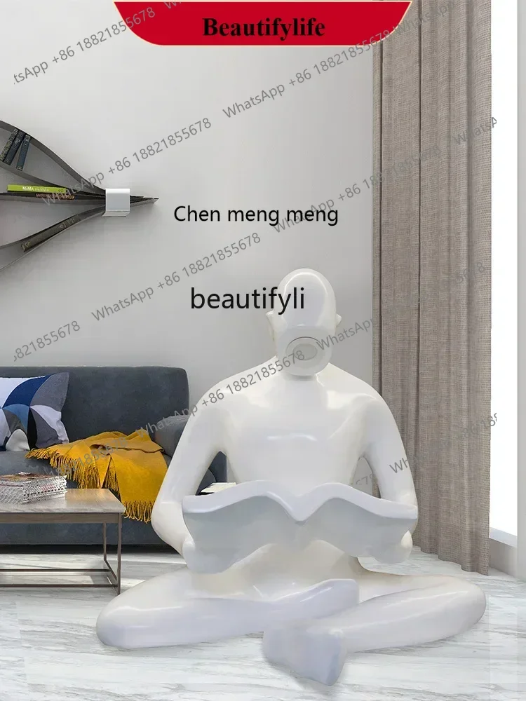 X  A13 Living Room Library Floor Big Decorations Creative Figure Sculpture Sales Office Decoration Commercial Center