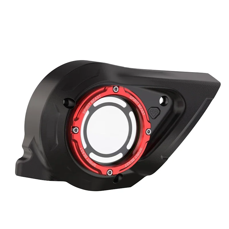 Suitable for Apulia SRGT200 transmission cover modified motorcycle engine side cover transmission box shield