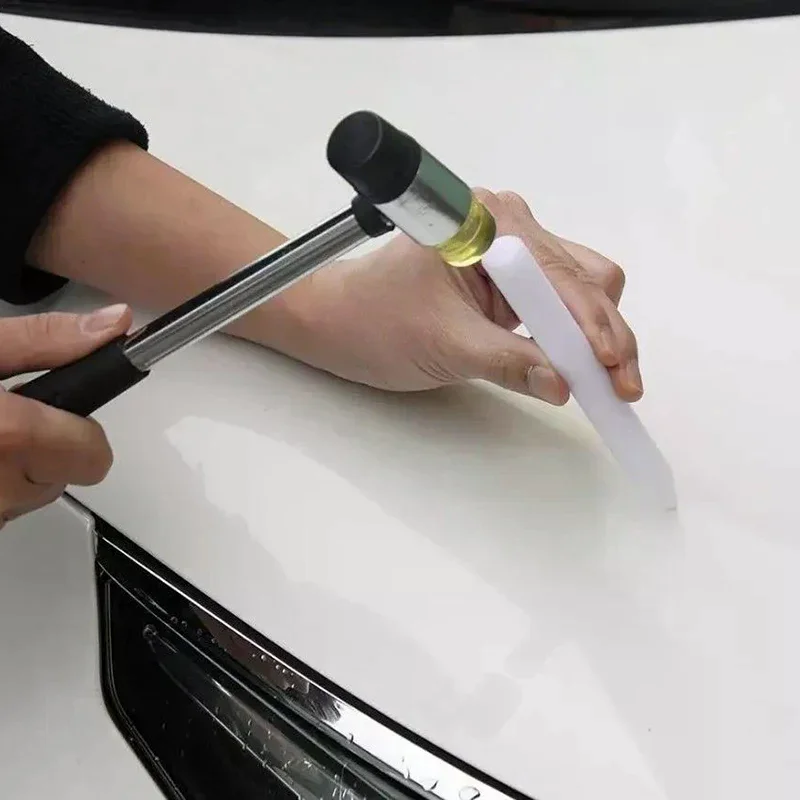 5Pcs/Set PDR Dent Removal Auto Repair Tool Car Dent Repair Kit White Nylon Pen Tap Down Pen Knock Down Tools Auto Hand Tools