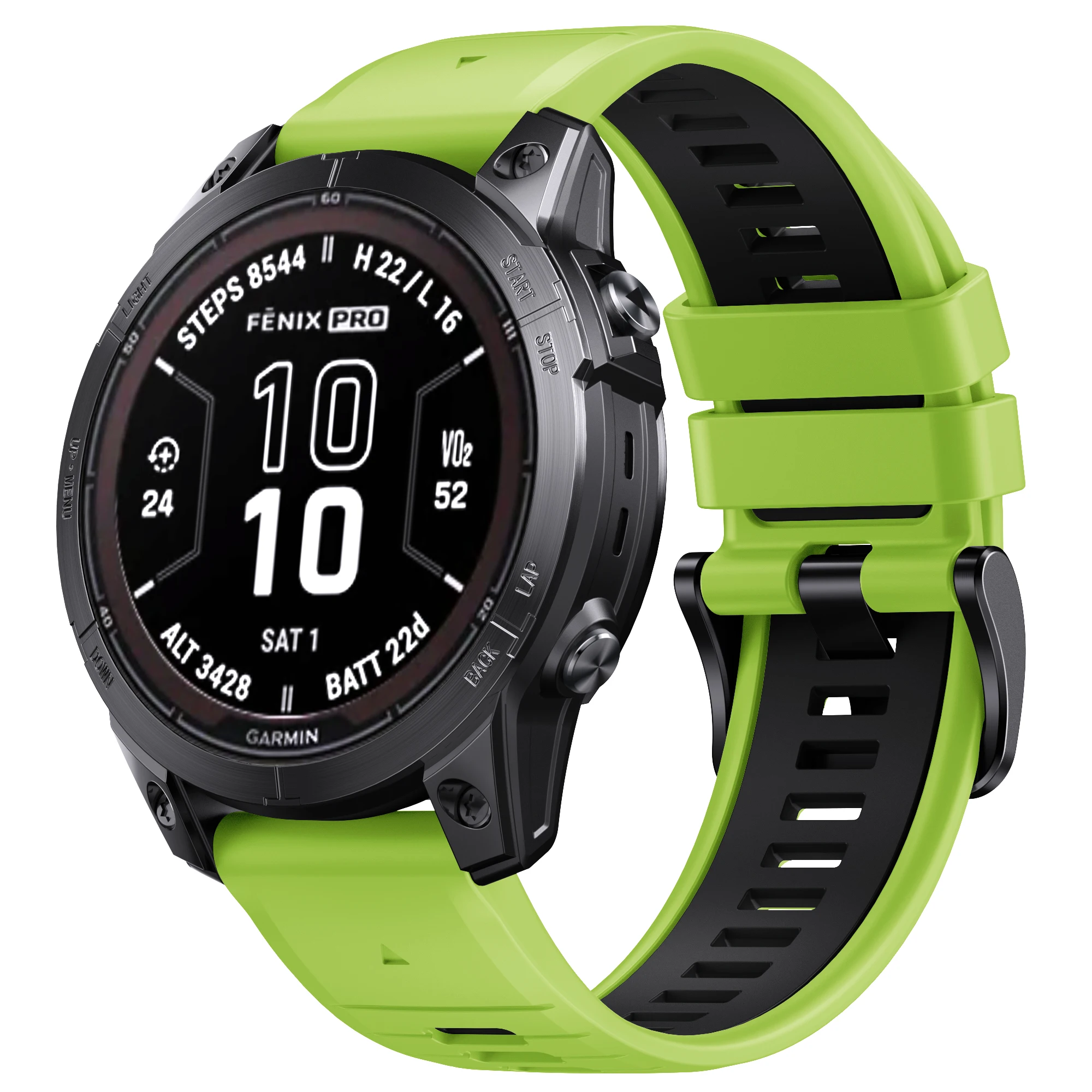 22 26mm Silikon Armband für Garmin Fenix 7/7pro/7x/6x/6 pro/5x/5 plus/Epix/Instinkt Armband austauschbares Armband – Detail 1