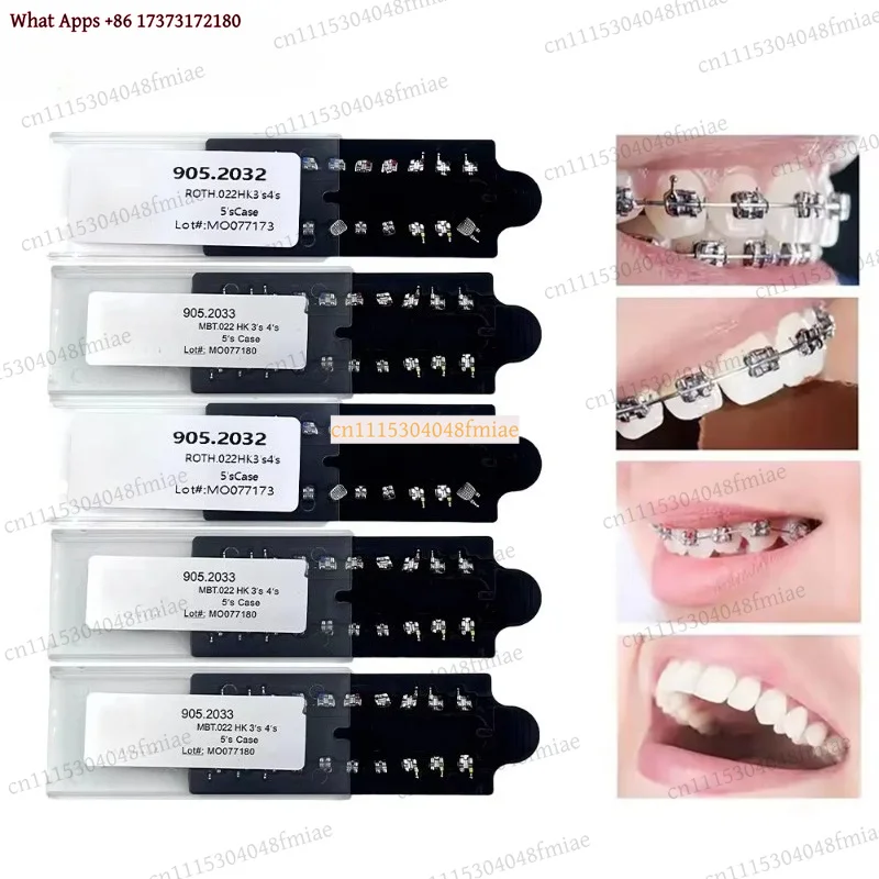 k3 Orthodontic Metal Brackets Roth MBT 0.022
