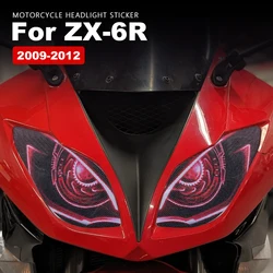 Headlight Sticker Waterproof Motorcycle Decals PVC Stickers for Kawasaki ZX6R ZX 6R Ninja ZX-6R 2009 2010 2011 2012 Accessories