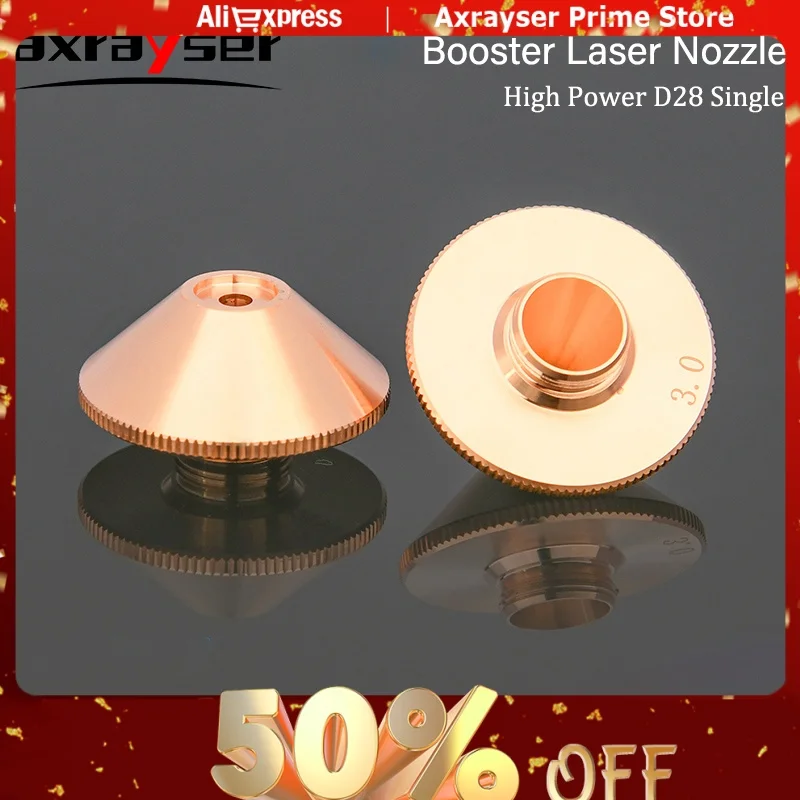 

Booster Laser Nozzle Single HANS D28 H15 High Power Precitec Fiber Cutting Head Pressure Boost 7.0 8.0 9.0 Caliber Consumable