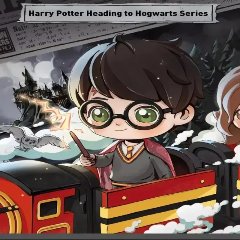 

POP MART Harry Potter Heading to Hogwarts Series слепая коробка игрушки Kawaii аниме фигурка-сюрприз Mystery Box куклы подарок