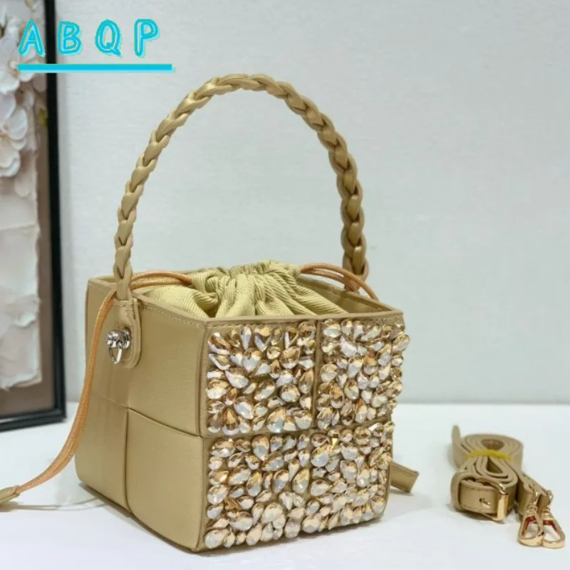 

New Diamond-encrusted Handbag Luxury Brand Diamond-encrusted Shiny Dinner Party Women's Shoulder Bag Fashion Shiny Women's Bag