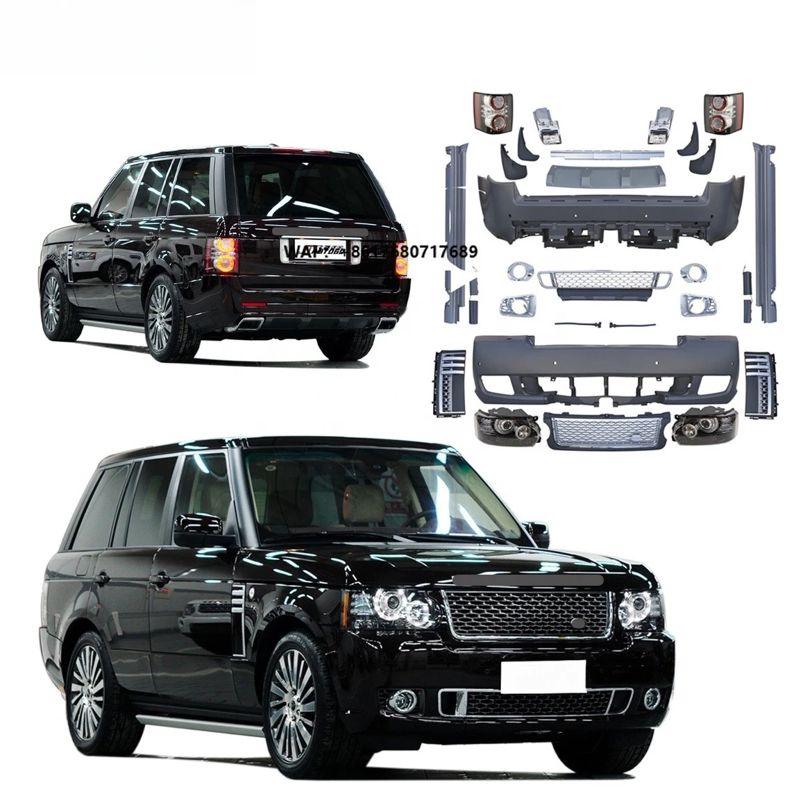 Kit de carrosserie pour Range Rover 3 Vogue L322 2005 2006 2007 2008 2009 2010 2011 2012, mise à niveau vers le modèle Autobiography