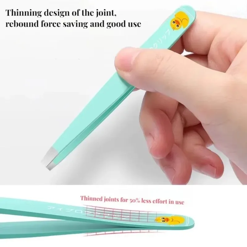 4PCS Precision Stainless Steel Eyebrow Tweezers Set Professional Beauty Tool for Facial Hair Ingrown Hair Splinter Removal Home