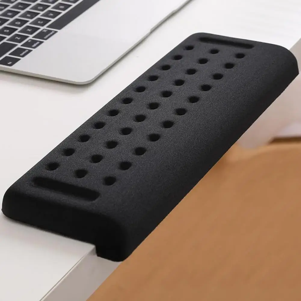 Desk Elbow Pad 2pcs L-shaped Desk Elbow Pads Ergonomic Memory Foam Arm Support Cushions Non-slip Base Wrist Pain Relief Office