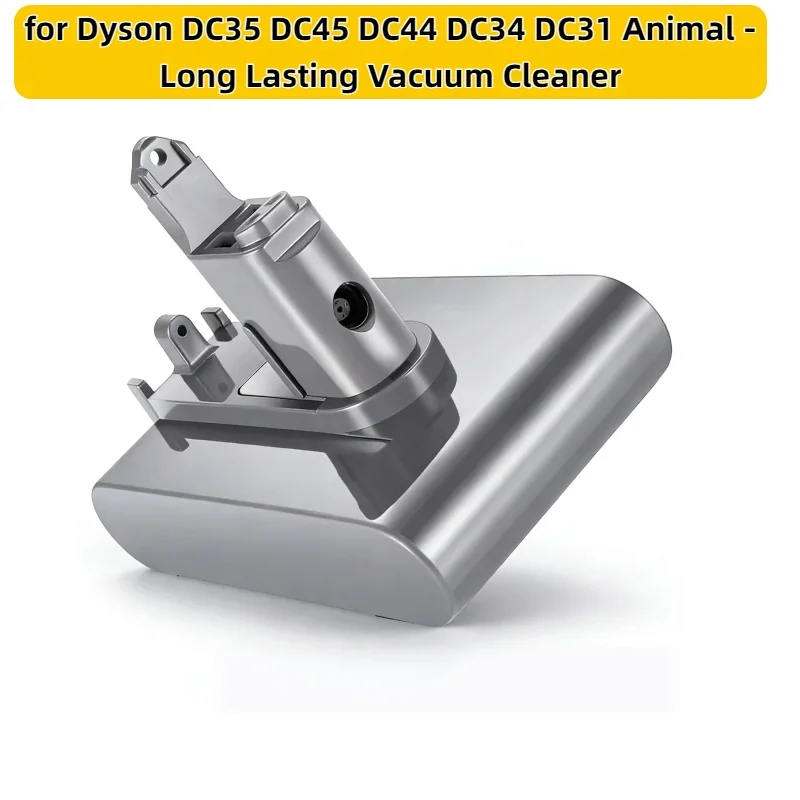 22.2V 6000mAh Replacement Battery – Long Lasting Power Pack for Dyson DC35 DC45 DC44 DC34 DC31 Animal Vacuum Cleaner Durable