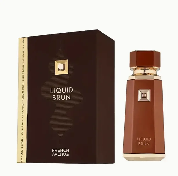Fragrance World French Avenue Liquid Brun EDP Spray da uomo Fragranze da 3,4 once