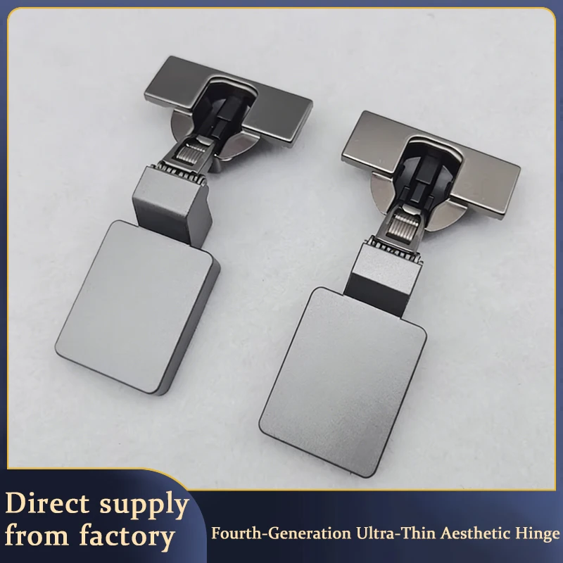 

Ultra Thin High-End Custom Furniture 35mm Cup Flat Panel Cover Adjustable Hydraulic Damping Hinge For Wardrobe Cabinet Door