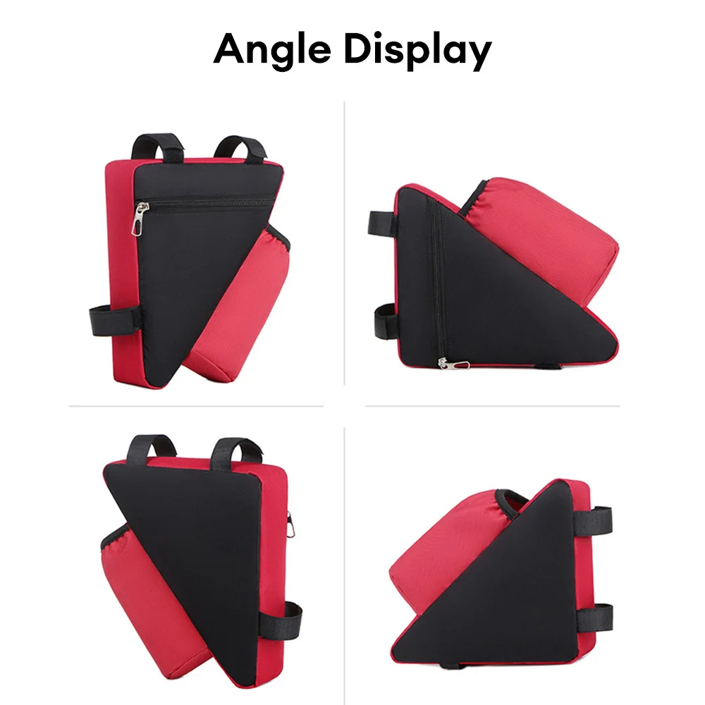 Bicycle Bag Cycling Triangle Saddle Bag Bike Front Tube Frame Bag Water Bottle Holder Bike Tools Storage Pouch Bike Accessories