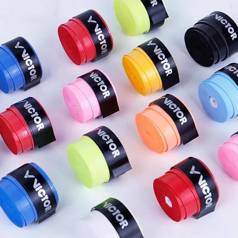 GR1 مضرب كرة الريشة شريط لحام شقة المضادة للانزلاق مقاومة للاهتراء امتصاص العرق مقبض الشريط للياقة البدنية الرياضية