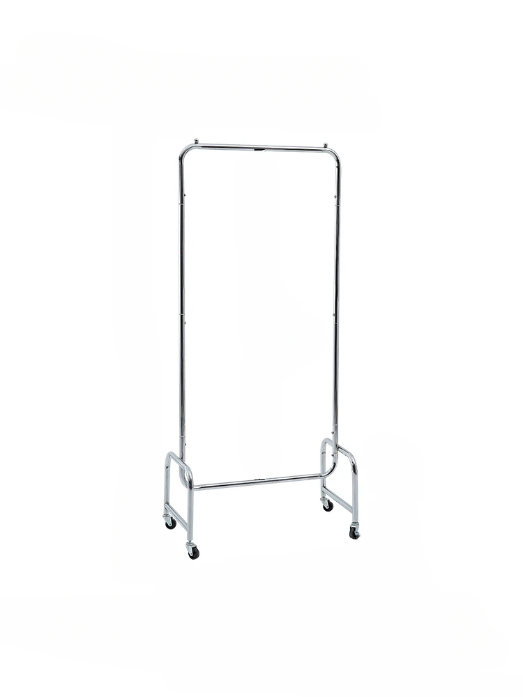 

Bedroom movable coat rack home floor storage shelf Nordic simple hanger