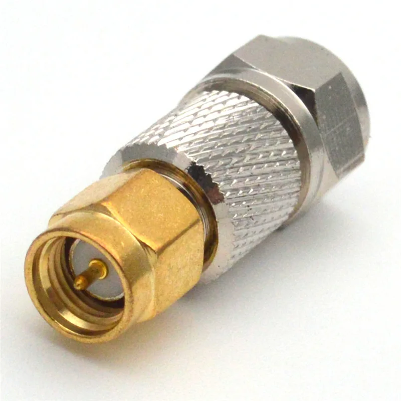 1 Stück SMA-Stecker auf F-TV-Stecker Gerader RF-Koaxialadapter FJ auf SMAJ – Detail 4