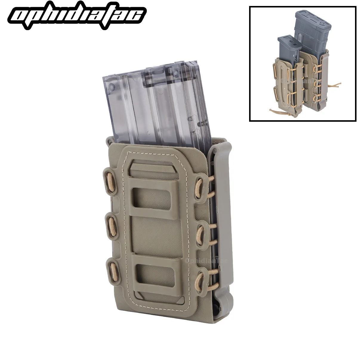 

OPHIDIAN 5,56 мм 7,62 мм подсумок для журналов Molle для AR15 M4 AK серии Fast Mag Pouch быстросъемный чехол для магнитов коробка охотничьи аксессуары
