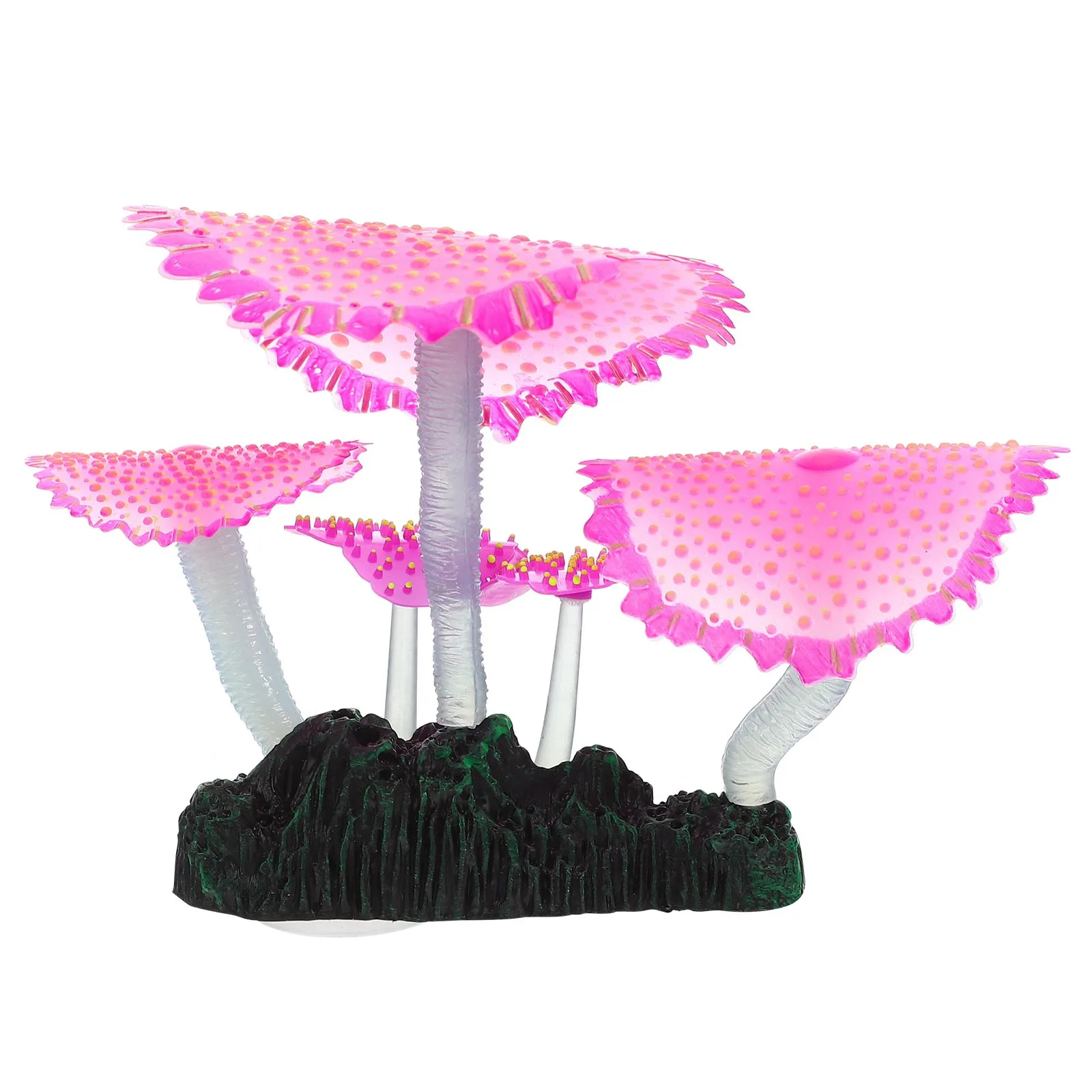 

Artificial Coral Plant Fish Tank Decorations Silica Gel Aquarium L scaping naments Safe Material Realistic Shape