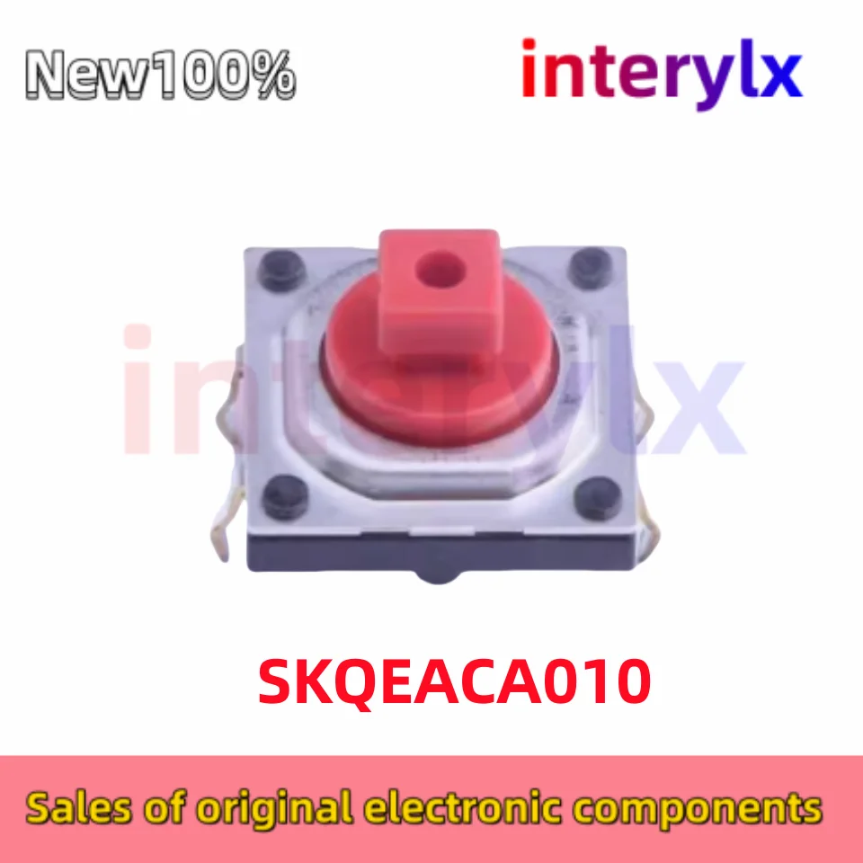 20-100Pcs/Lot Original SKQEACA010 Touch the button switch 12*12*7.3h dustproof 10 million times life