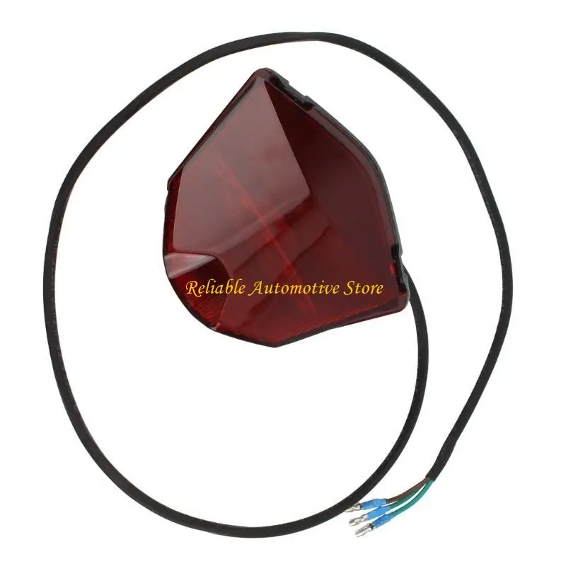 

M68B Enhanced Safety High Brightness Motorcycle License Plate Lamp Brake LED Tail Light for Increased Night Visibility