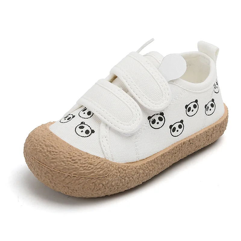 Children's Canvas Shoes for Boys Sneakers Cartoon Kids Casual Sport Shoes for Kindergarten Anticollision Girls Leisure Shoe 1-7T