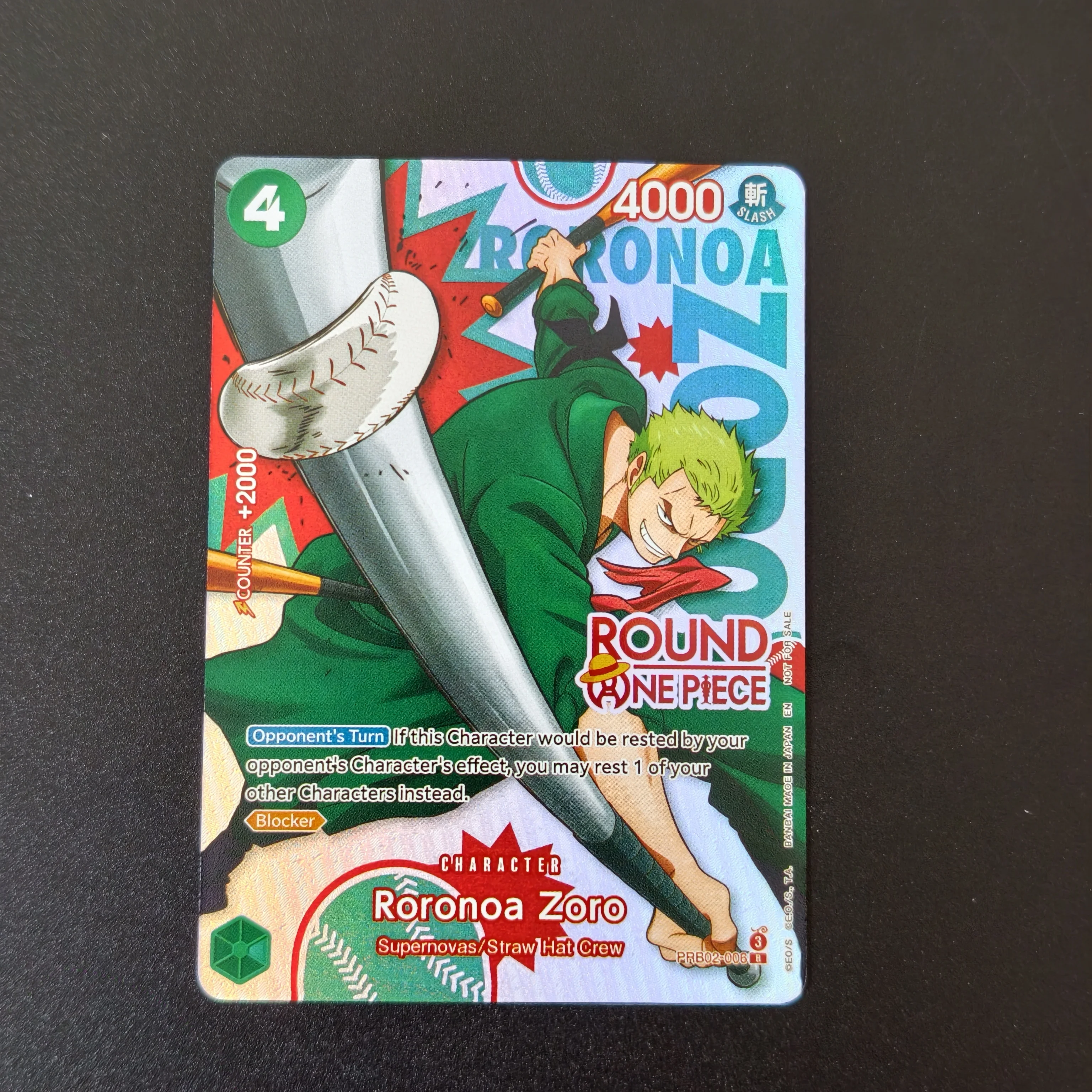 DIY One Piece Promo Cards TCG ROUND Series Monkey D Luffy Chopper Nami Robin Sanji Usopp Tony Tony Chopper TCG Collection Card
