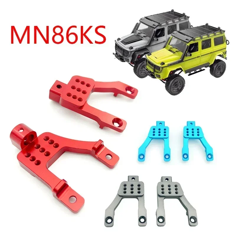 4 SZTUK metalowych przednich i tylnych wież amortyzatorów do MN86 MN86S MN86K MN86KS MNG500 1/12 RC Crawler Car Upgrade Parts