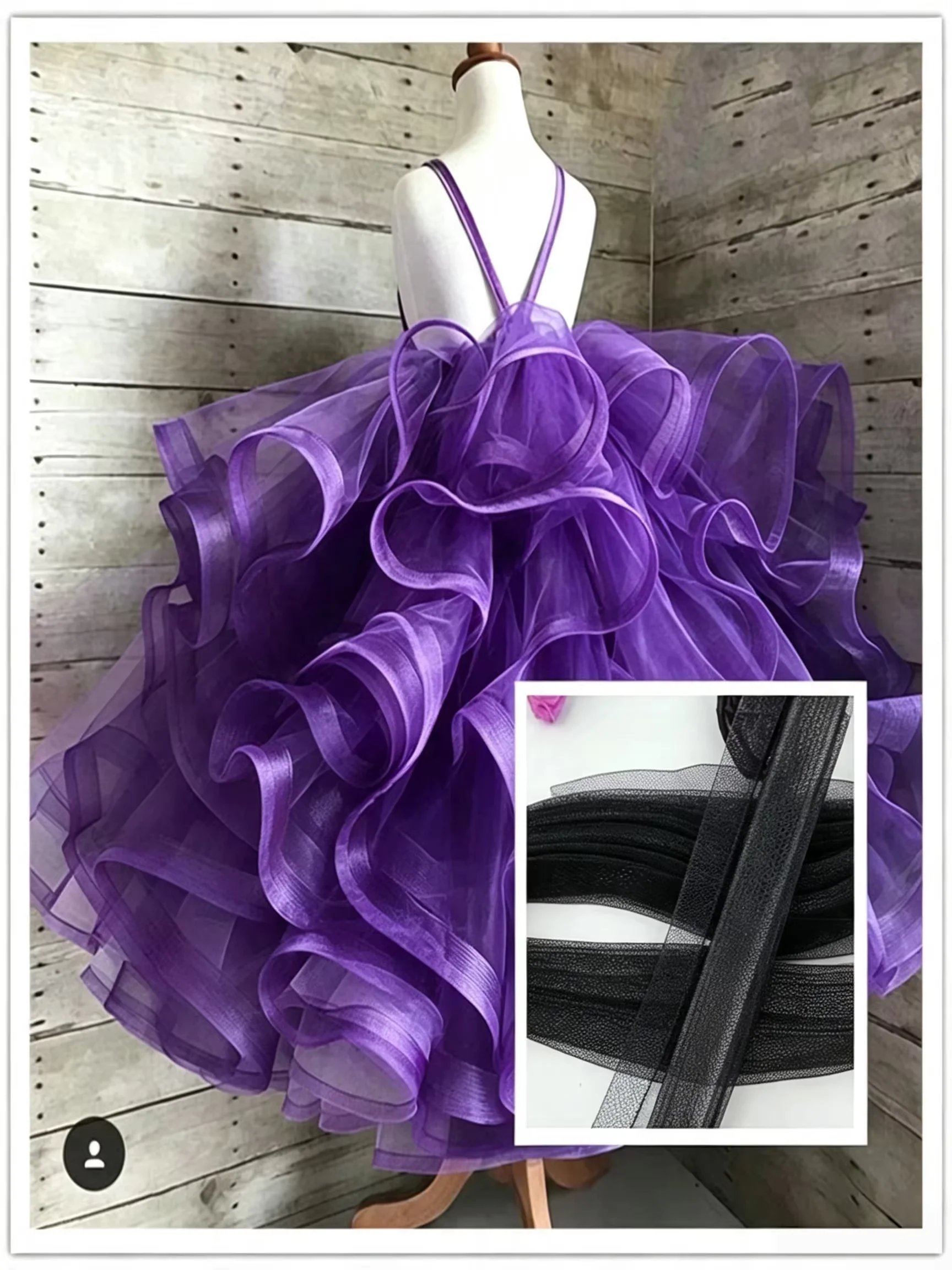 Horsehair Braid Trim WeddingDress Skirt Hard Sewing Mesh Ribbon Fabric Support Strip Evening Gown Bridal Costume DIY Craft Decor
