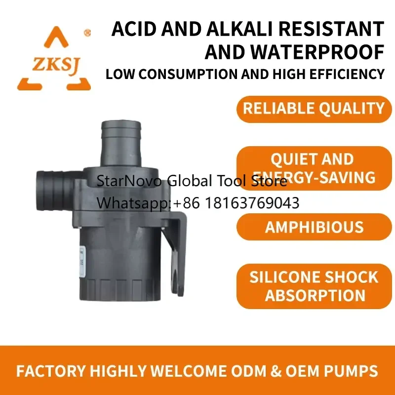 2026 Hot！ Head ZKSJ DC50A Fountain Circulation Pump IP68 Waterproof 3-Phase Brushless Magnetic Drive DMX Music Fountain &