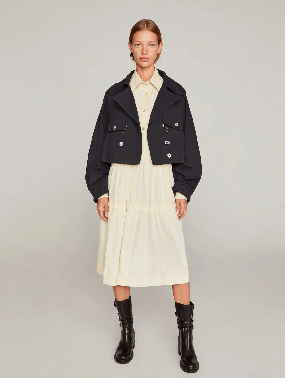 

Mia Muse Women's Jackets Autumn Winter 2025 French-Touched Buttoned Plain Long Sleeve Lapel Casual Lightweight Jackets