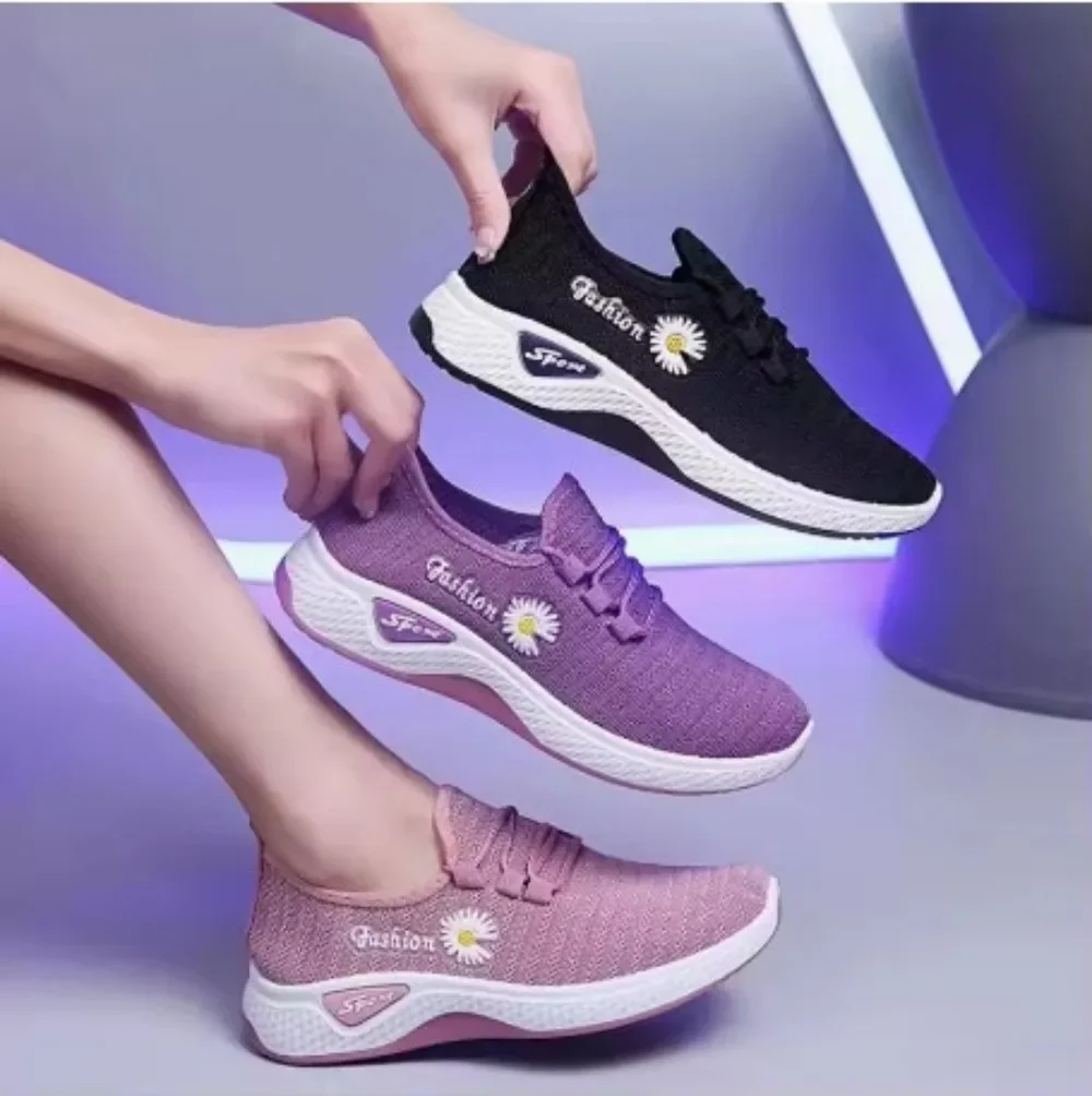 Women Sneakers Autumn New Trendy Mesh Casual Sports Running Shoes Wholesale Comfortable Lightweight Breathable Fashion Sneakers image 2