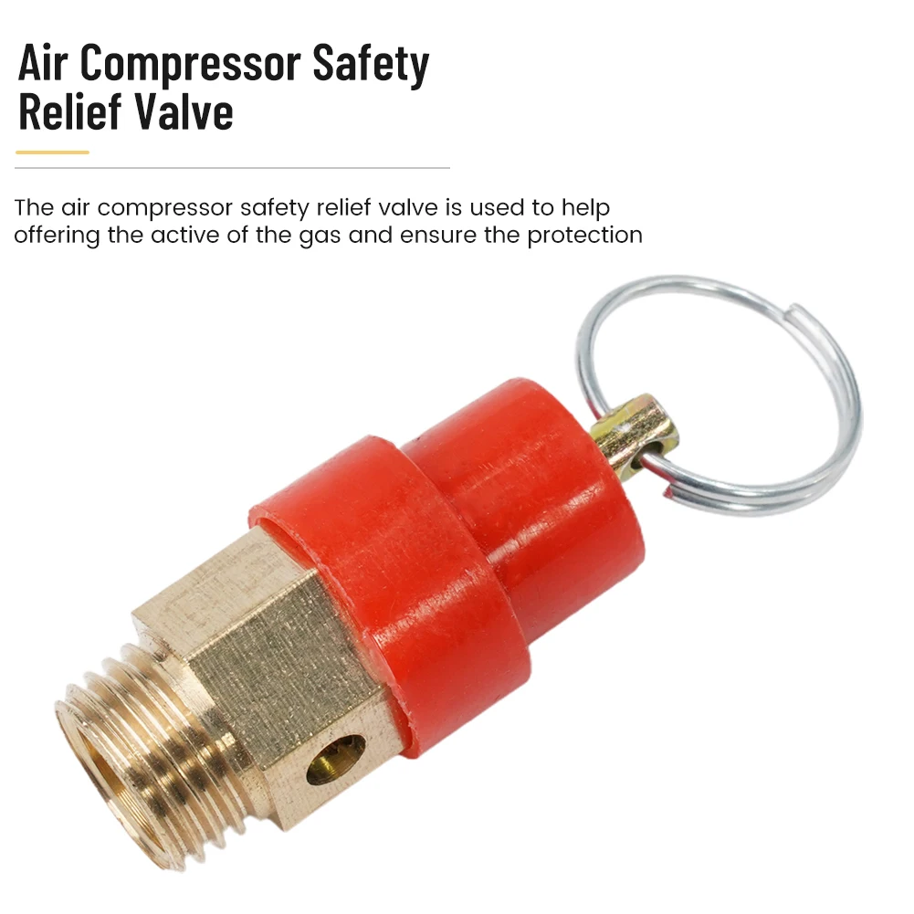 1PCS Air Compressor Safety Relief Valve 1/4'' 1/8