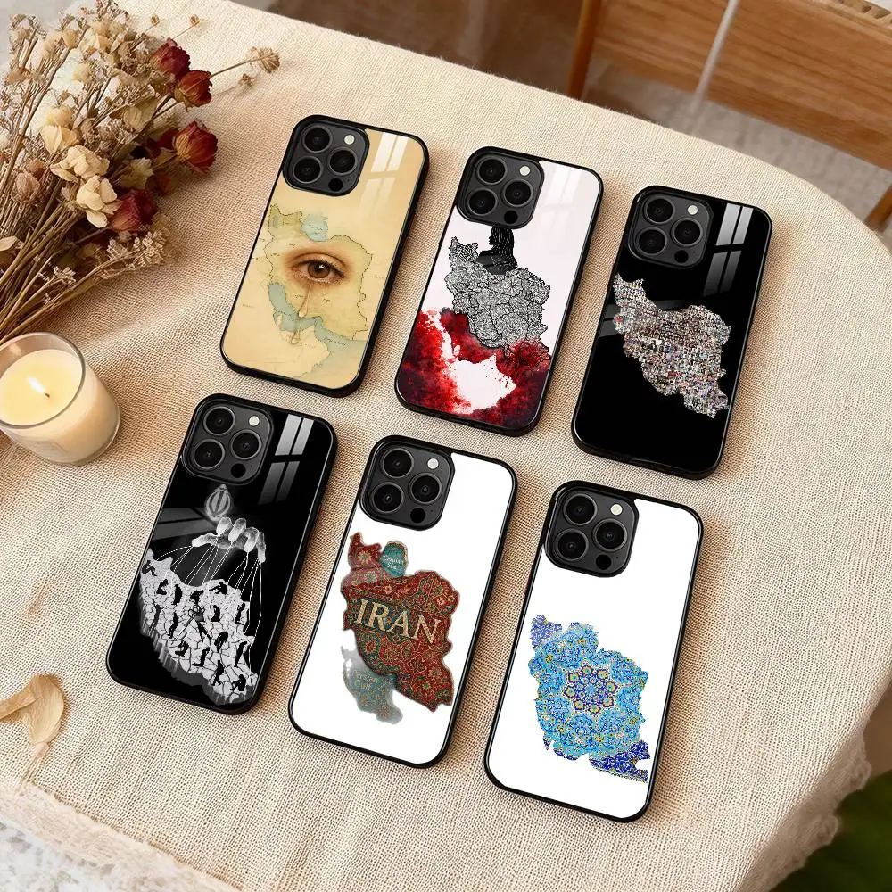 

Iran map Phone Case For iPhone 17,16,15,14,13,12,Plus,Pro,Max for Magsafe Magnetic Wireless Charging
