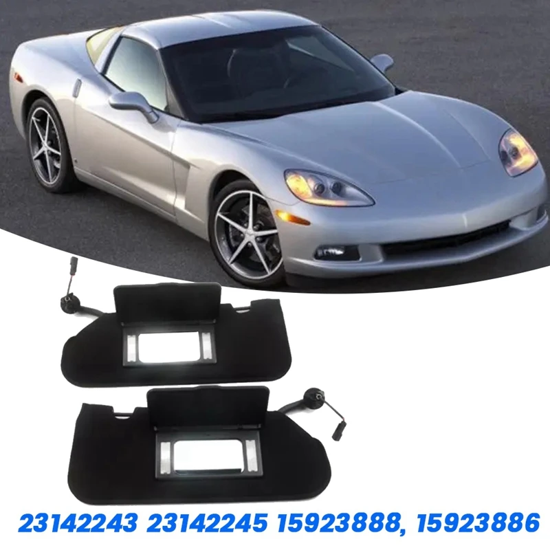 

Зеркало для макияжа Chevrolet Corvette C6 23142243-23142245 2005, 1 пара
