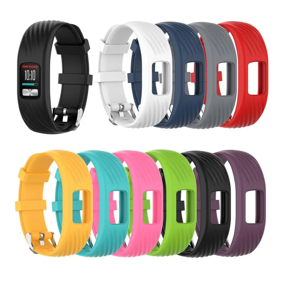 Bracelet de rechange en silicone souple pour Garmin Vivofit 4, bracelet de suivi d'activité physique, montre intelligente